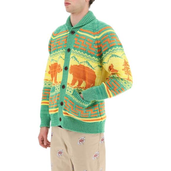 JUNYA WATANABE Jacquard Tribal Cardigan - Picture 4 of 4